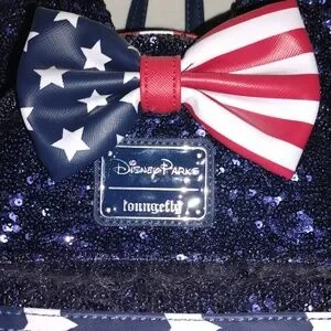 Loungefly | Bags | Disney Parks American Flag Sequin  display picture 3